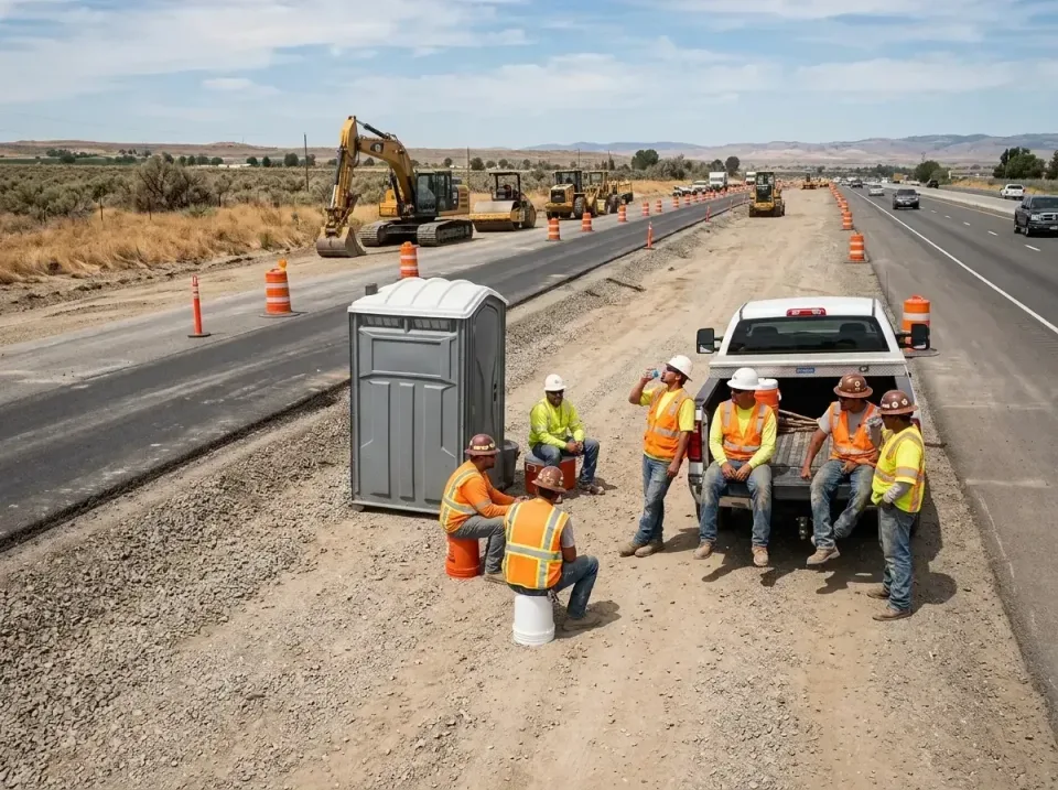 highway-road-construction-crew-007 — frequently asked questions, Porta Potty and Restroom Rentals in Appomattox, VA